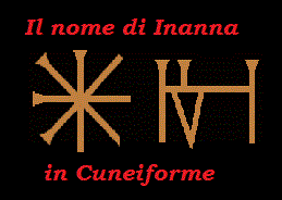 Inanna in linguaggio cuneiforme